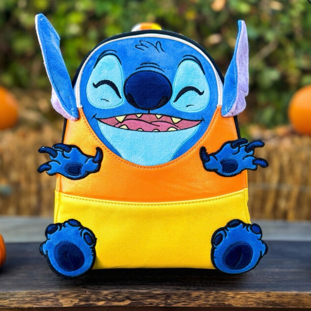 Loungefly Stitch Halloween Candy Corn Mini Backpack New With Tags
